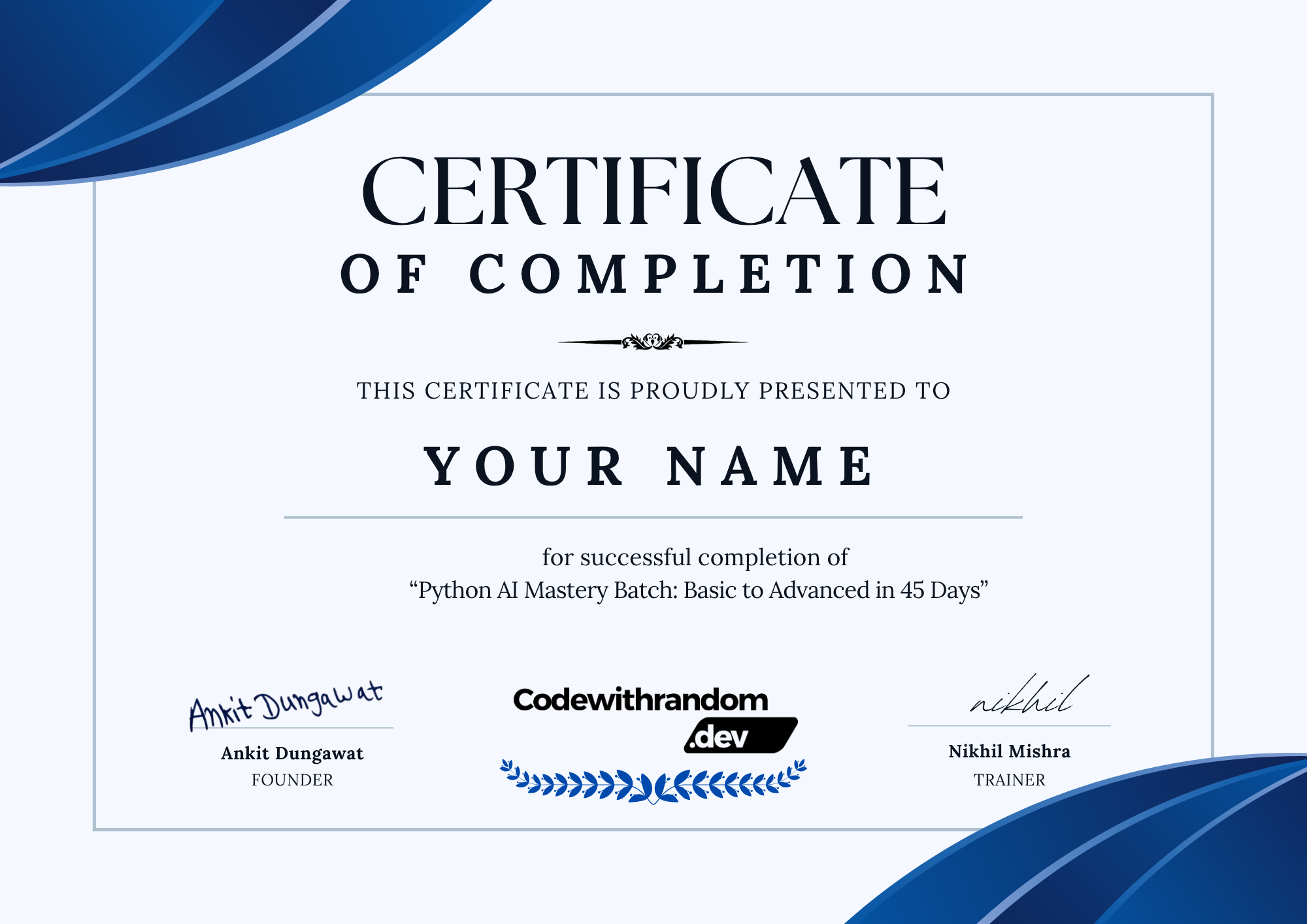 Python AI Mastery Batch Basic to Advanced in 45 Days V2